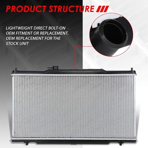 Auto Dynasty Radiator Compatible with 2002-2006 Honda Element CR-V AT, DPI 2443 Factory Style 1-Row Cooling Radiator, Aluminum Core in Saudi Arabia