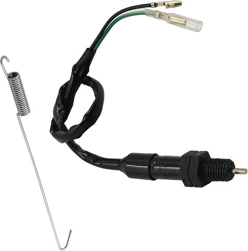 Motorcycle Rear Brake Light Switch, 2-Wire Rear Brake Stop Light Switch, Compatible with Kawasaki, Suzuki, Yamaha Motorcycles/ATVs/Scooters (Black) in Saudi Arabia