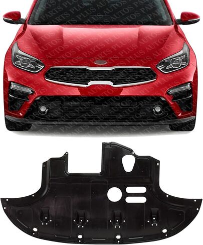 Front Engine Splash Shield Under Cover Direct Replacement Compatible with 2019-2022 Kia Forte KI1228167 29110M7000 in Saudi Arabia