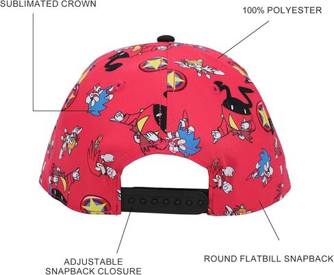 Bioworld سونيك القنفذ مصعد AOP بولي B15 Snapback in Saudi Arabia