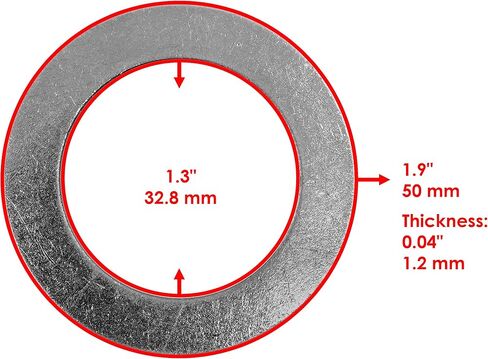 Caltric Clutch Washer Compatible with Polaris RZR XP 1000/32.512 x 49.0 x 1.214 in Saudi Arabia