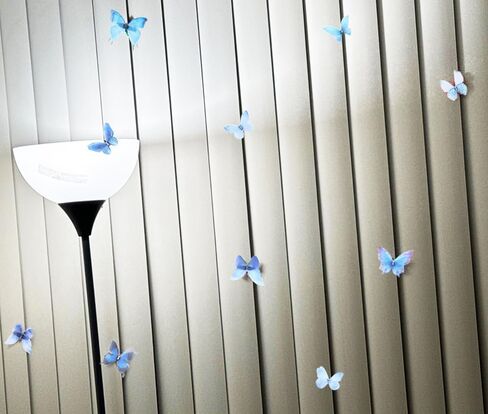 Room Curtains Bathroom Decoration Butterfly, DIY Skirt Butterfly Clips, Pins Decorations (Blue-10PCS) in Saudi Arabia