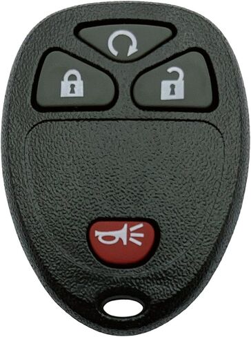 Replacement Key Fob Shell Case Fits for Chevy 2007-2014 Equinox Avalanche Silverado Escalade Tahoe Suburban GMC Yukon OUC60270, OUC60221 Keyless Entry Remote Control 4 Button Pad Cover (4 Button-b) in Saudi Arabia