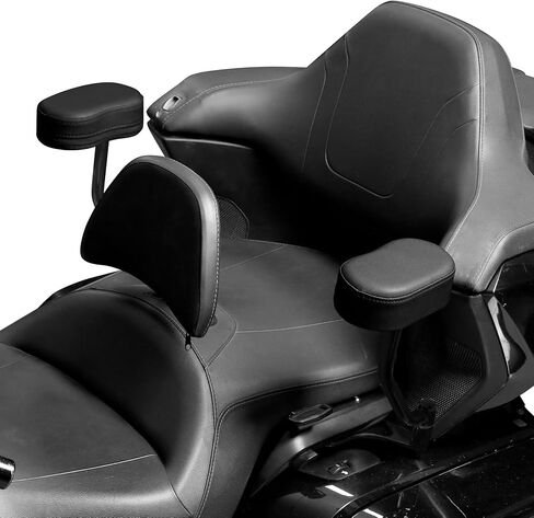 TCMT Black Passenger Armrest Fit For Honda Goldwing 1800 GL1800 GL 1800 Tour 18-19 18 in Saudi Arabia