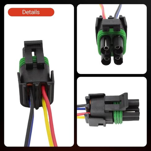 Torque Converter TCC 700R4 4L60 Connector Pigtail Wiring Harness Compatible with 1983-1992 Chevy Camaro Firebird 1984-1991 Corvette in Saudi Arabia