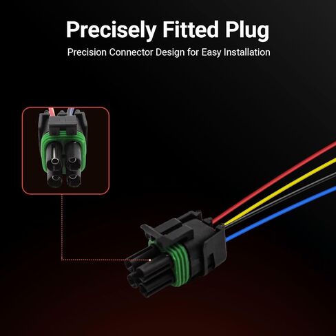 Torque Converter TCC 700R4 4L60 Connector Pigtail Wiring Harness Compatible with 1983-1992 Chevy Camaro Firebird 1984-1991 Corvette in Saudi Arabia