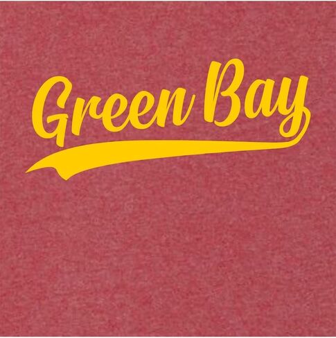 كنزة بغطاء للرأس من Go All Out City Of Green Bay Wisconsin Pride Fashion Script للرجال والنساء in Saudi Arabia