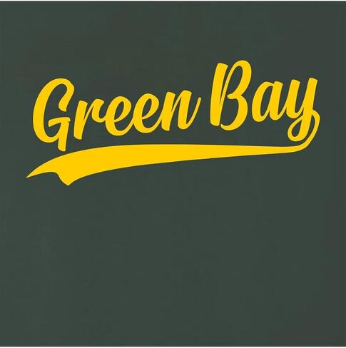 كنزة بغطاء للرأس من Go All Out City Of Green Bay Wisconsin Pride Fashion Script للرجال والنساء in Saudi Arabia