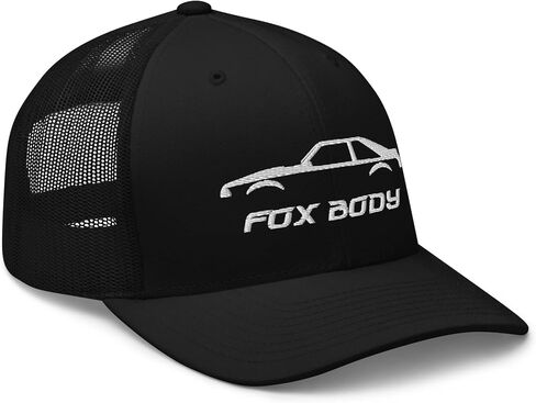 قبعة Fox Body من الجيل الثالث Stang Owner Street Racing Project Car Snapback باللون الأسود in Saudi Arabia