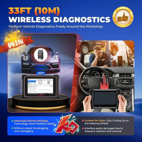 Autel Original MaxiVCI V150 VCI150 Obd2 محول بلوتوث، 2025 VCI 150 واجهة اتصال لاسلكية للسيارة، يعمل مع ماسح ضوئي تشخيصي Autel MK900BT MP900BT MP900Z-BT MP900TS MK900TS MX900TS TS900 in Saudi Arabia