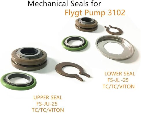 FS-JU-25, FS-JL-25,Shaft Size 25mm Mechanical Seals for 3102 Pumps (Material:TC/TC/VIT)(FS-JU-25 FS-JL-25) in Saudi Arabia