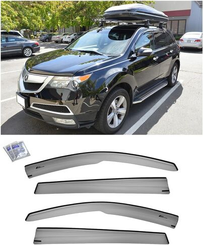 استبدال متجر Extreme Online لـ 2007-2013 Acura MDX | أقنعة EOS طراز JDM Mugen، فتحات جانبية ملونة للدخان، واقي من المطر، نوافذ منحرفة in Saudi Arabia