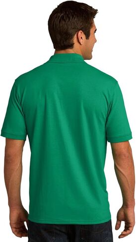 Port & Company Men's 55 Ounce Jersey Knit Polo XL Jet Black in Saudi Arabia