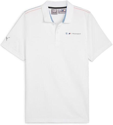 PUMA Men's Standard BMW M Motorsport Polo, White SS24 in Saudi Arabia