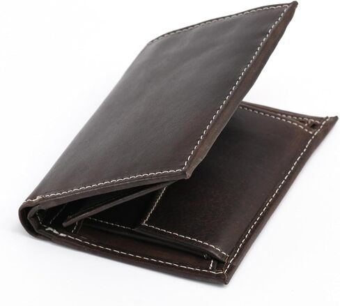 Style N Craft Slim Bi-fold Hipster Leather Wallet, Full-Grain Leather Wallet in Saudi Arabia