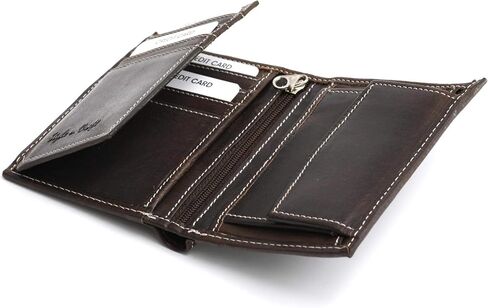 Style N Craft Slim Bi-fold Hipster Leather Wallet, Full-Grain Leather Wallet in Saudi Arabia