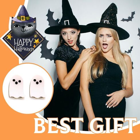 Halloween Earrings for Women Ghost Glow in the Dark Earrings Adopt A Ghost Spooky Cute Halloween Jewelry Costume Accessories Party Favors in Saudi Arabia