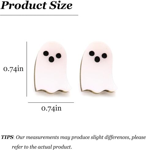 Halloween Earrings for Women Ghost Glow in the Dark Earrings Adopt A Ghost Spooky Cute Halloween Jewelry Costume Accessories Party Favors in Saudi Arabia