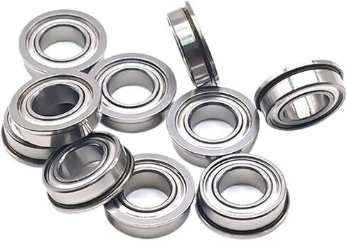 10PCS MF137ZZ Flange Bearing 7x13x4 mm ABEC-7 Miniature Flanged MF137 Z ZZ Ball Bearings in Saudi Arabia