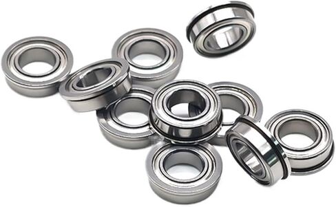 10PCS MF137ZZ Flange Bearing 7x13x4 mm ABEC-7 Miniature Flanged MF137 Z ZZ Ball Bearings in Saudi Arabia