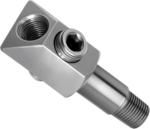 Oil Pressure Sensor Thread Adapter 1/8-27 NPT, Stainless Steel Oil Pressure Port Plug for Chevy/GM Small Block Engines in Saudi Arabia