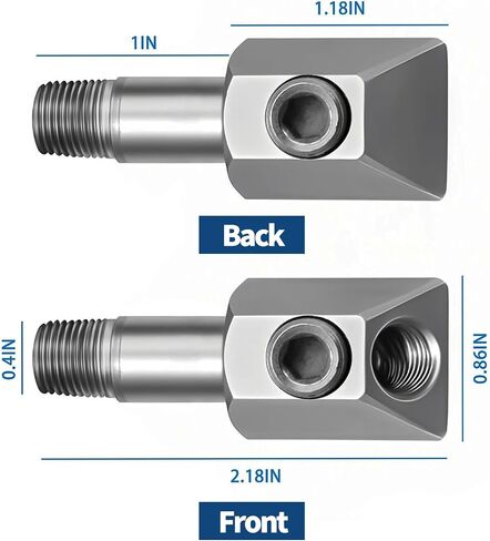 Oil Pressure Sensor Thread Adapter 1/8-27 NPT, Stainless Steel Oil Pressure Port Plug for Chevy/GM Small Block Engines in Saudi Arabia