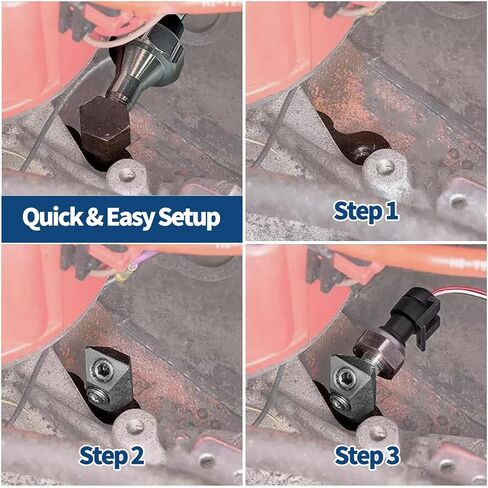 Oil Pressure Sensor Thread Adapter 1/8-27 NPT, Stainless Steel Oil Pressure Port Plug for Chevy/GM Small Block Engines in Saudi Arabia