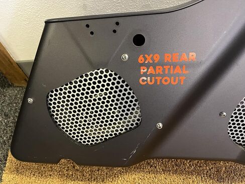 Harley Saddlebag 6x9 Rear Speaker Adapter Mounting Rings & Install Kit 1994-2013 in Saudi Arabia