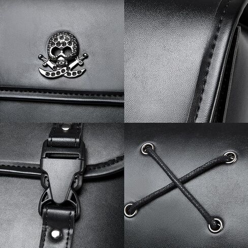 حقيبة ذيل الدراجة النارية لـ Kawasaki Eliminator 450 - حقائب سرج جلدية سهلة التركيب للدراجة النارية، حقيبة جانبية مع آلية القفل، حقيبة تخزين خلفية، A in Kuwait