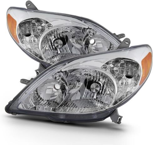 ACANII - For 2003-2008 Toyota Matrix Headlights Headlamps Replacement 03-08 Left+Rght Set Driver + Passenger Side in Saudi Arabia