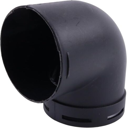 ZTUOAUMA 75mm 3 ''L-شكل الكوع سخان الهواء الديزل القناة منفذ موصل عالمي لEberspacher Webasto الهواء الديزل سخان مواقف السيارات أنابيب الهواء الدافئ ربط in Saudi Arabia