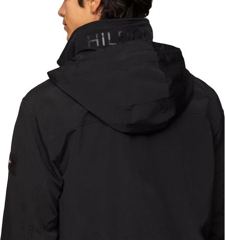 Tommy Hilfiger Water Resistant Regatta Full Zip Men's Jacket (US, Alpha, XX-Large, Regular, Regular, Black) in Saudi Arabia