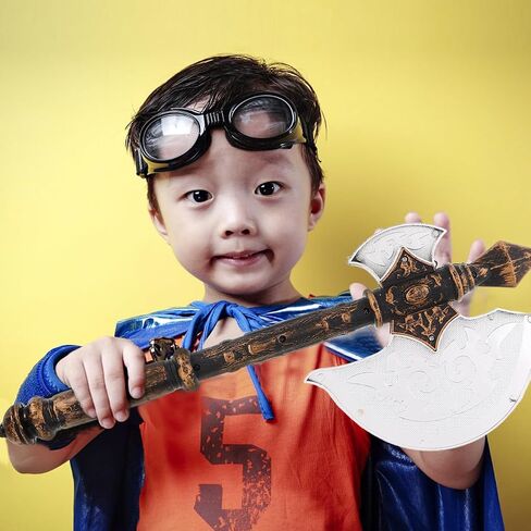 Amosfun Halloween Viking Cosplay Axe Props Halloween Pirate Axe Party Costume Accessory Photo Booth Props 15.74 Inch Multi in Saudi Arabia