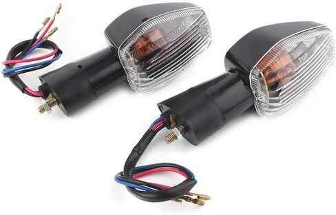 Cnaloo12 مصباح LED أمامي أو خلفي لإشارات الانعطاف للدراجات النارية HONDA CBR600RR CBR1000RR 2004-2006, CBR 954RR 2002-2003 ضوء أبيض in Kuwait