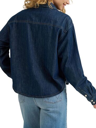 Wrangler Women's Boxy Denim Shirt in Saudi Arabia