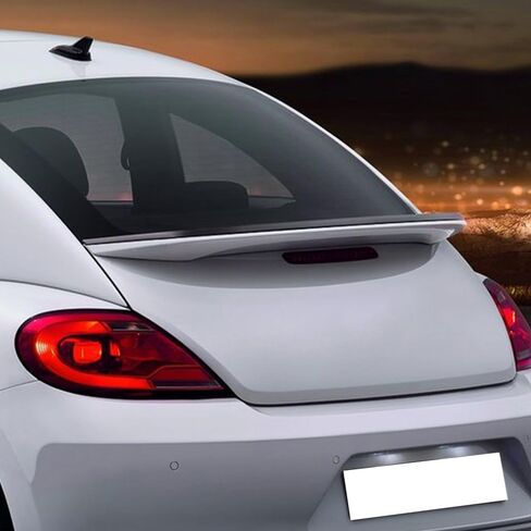 جناح صندوق السيارة متوافق مع 2012-2019 VW Beetle، نمط المصنع أسود غير لامع ABS غطاء خلفي للجناح الخلفي غطاء خلفي للشفاه إضافة إلى مجموعة استبدال المصنع من IKON MOTORSPORTS، 2013 2014 2015 2016 in Saudi Arabia