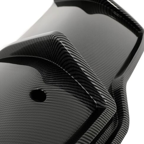 HECASA Rear Diffuser Compatible with 2017-2023 Tesla Model 3 V Style Lower Bumper Lip Spoiler Splitter Valance ABS Plastic Carbon Fiber Color in Saudi Arabia