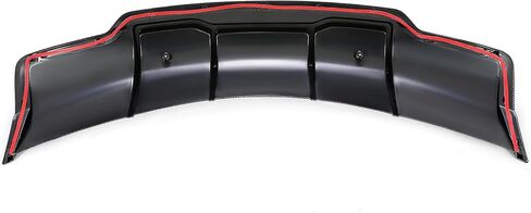 HECASA Rear Diffuser Compatible with 2017-2023 Tesla Model 3 V Style Lower Bumper Lip Spoiler Splitter Valance ABS Plastic Carbon Fiber Color in Saudi Arabia