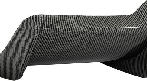 HECASA Rear Diffuser Compatible with 2017-2023 Tesla Model 3 V Style Lower Bumper Lip Spoiler Splitter Valance ABS Plastic Carbon Fiber Color in Saudi Arabia