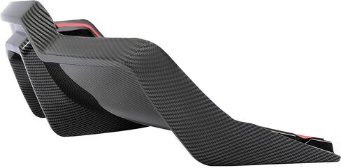 HECASA Rear Diffuser Compatible with 2017-2023 Tesla Model 3 V Style Lower Bumper Lip Spoiler Splitter Valance ABS Plastic Carbon Fiber Color in Saudi Arabia