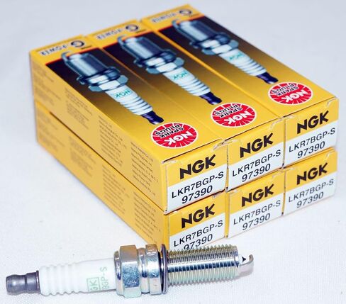 NGK G-Power Platinum Set of 6 Spark Plugs Compatible with Acura Chrysler Dodge Honda Jeep (6 Pack) in Saudi Arabia