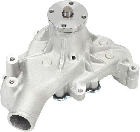 High-Performance Small Block Chevy Aluminum Water Pump - Long Style - T6 Aluminum - Curved Vane Impeller - Leak Proof - 3/4" Bearing - Street Use - SBC V8 in Saudi Arabia