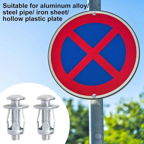 40PCS Hollow Door Anchors, Hollow Door Anchors and Screws, 20 Hollow Wall Anchors M4 × 20, Plus 20 Hollow Door Anchors M6 × 25 in Kuwait