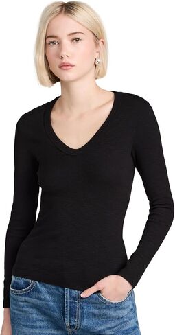 Enza Costa Women's Textured Rib Top in Saudi Arabia