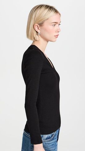Enza Costa Women's Textured Rib Top in Saudi Arabia
