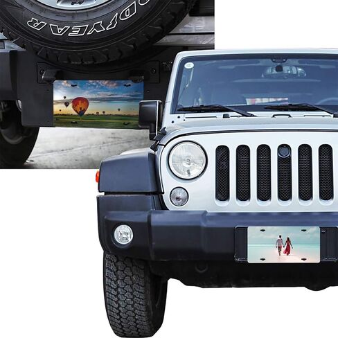 HDSD Custom Car License Plates - Personalized Your Text, Image Logos License Plates- for SUV, Cars, Space Decor and More in Saudi Arabia
