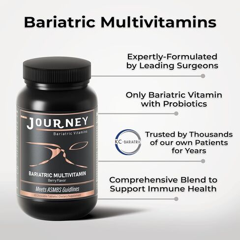 Journey Bariatric Multivitamin Supplement with Probiotics | Complete Essential Nutrients for Pre- & Post-Surgery Health in Saudi Arabia