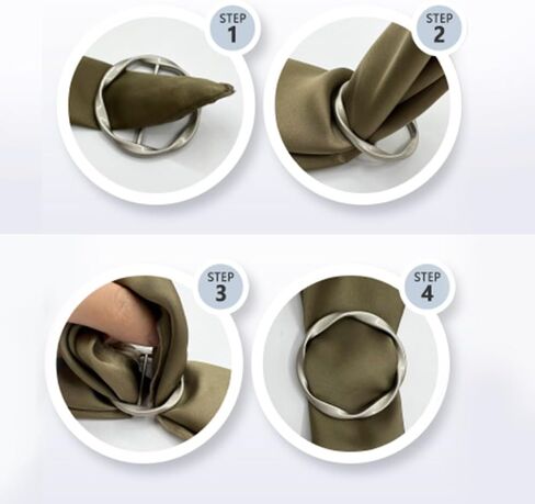Clothing Knot Rope Adjuster Metal D Ring Gold Silver Color Fashion Accessory for Tops in Saudi Arabia