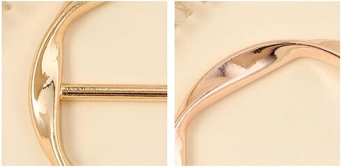 Clothing Knot Rope Adjuster Metal D Ring Gold Silver Color Fashion Accessory for Tops in Saudi Arabia