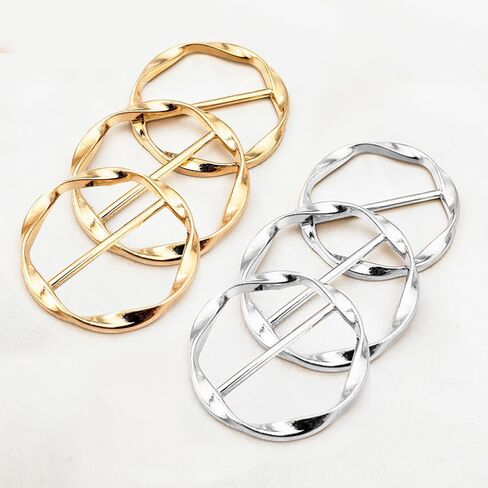 Clothing Knot Rope Adjuster Metal D Ring Gold Silver Color Fashion Accessory for Tops in Saudi Arabia